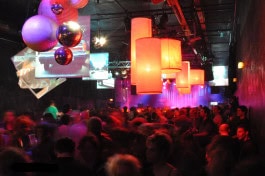 people are dancing at the club so36 on oranienstrasse 