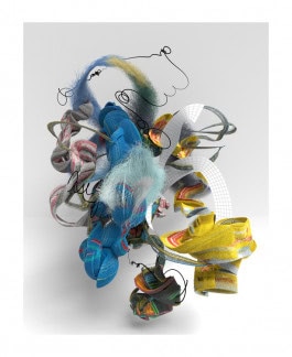 Tim Berresheim, Blaugelbe Schnuppertour, 2023, Courtesy of Galerie Elisabeth und Reinhard Hauff 