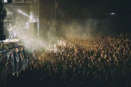 Crowd at the musical performance at the Citadel Music festival in Berlin