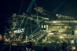 Scenery of the MELT festival in Berlin