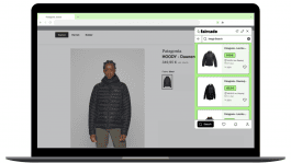 Laptop with open Fashion tab on Faircado