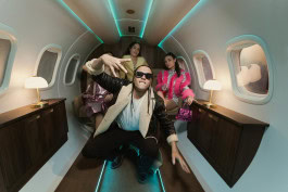 People are posing in the Upside Down Berlin