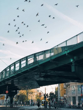 white concrete bridge in Berlin 