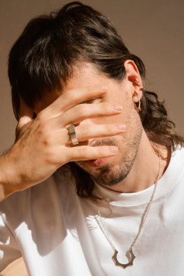 Man in jewelry by Jose Anglada