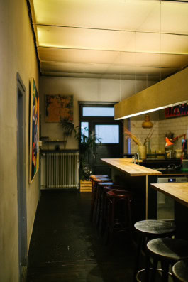 Interior of The Rad bar in Berlin