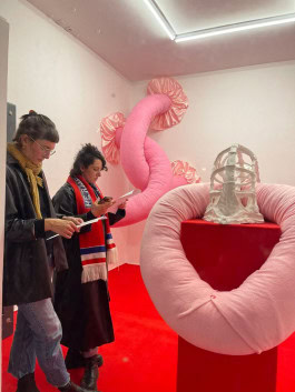 visitors in one of the artist residencies in Berlin - Scope BLN